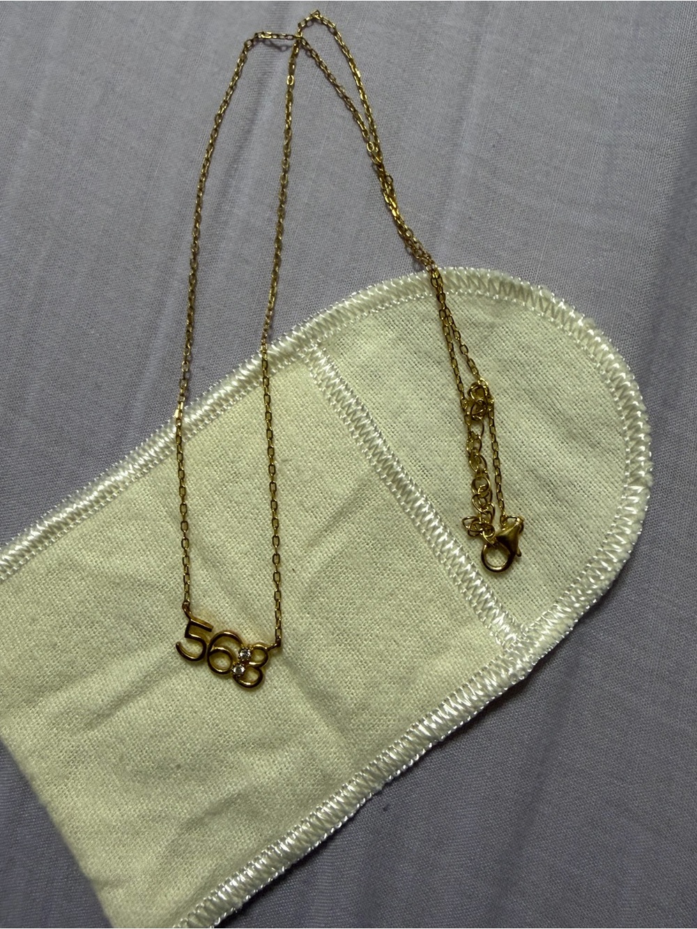 Gold plated psalm verse Pendant Necklace